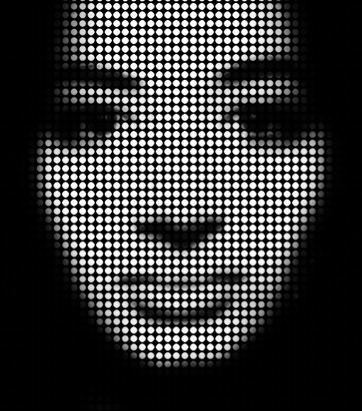 freetoedit blackandwhite face dots Modern image by hopeful1